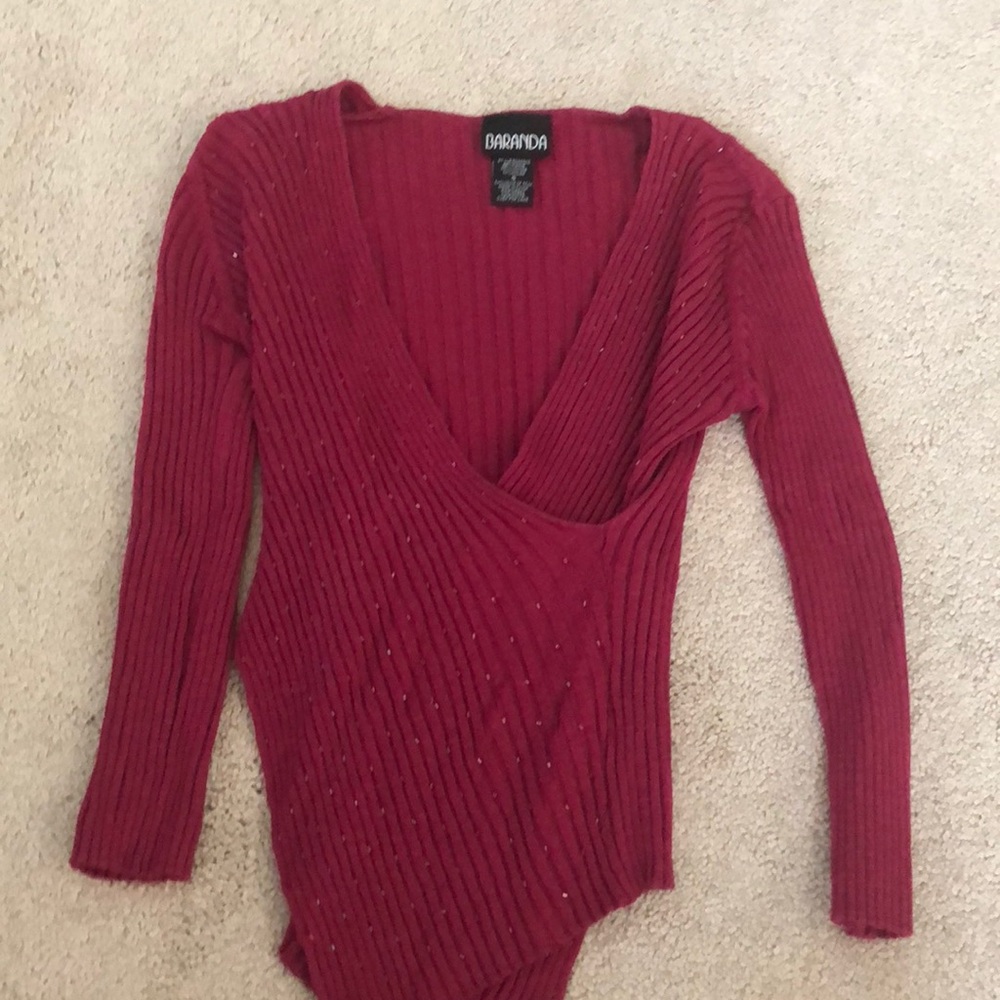 Red sweater
